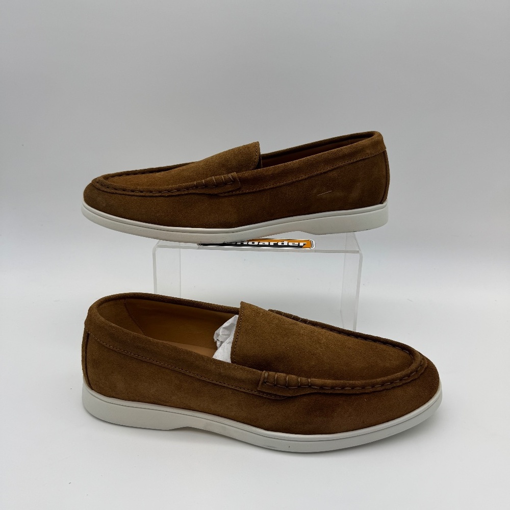 NEW Charles Tyrwhitt Light Brown Suede Slip On Loafer US 9